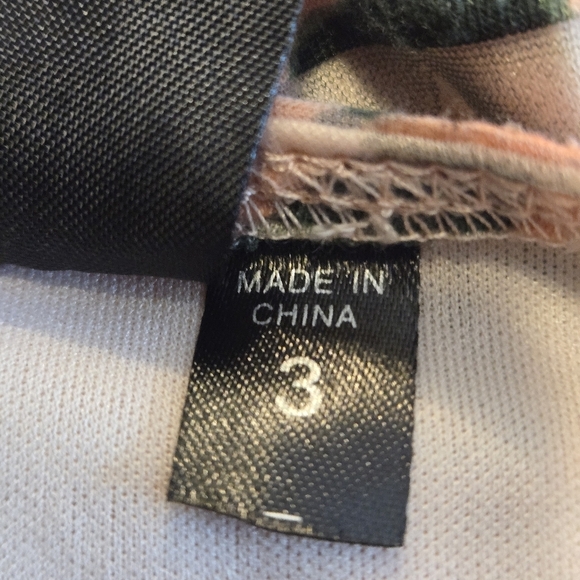 Trixxi Multicolored Halter Sundress Mini Semi Sheer Overlay Fit & Flare Junior 3 - Picture 6 of 14